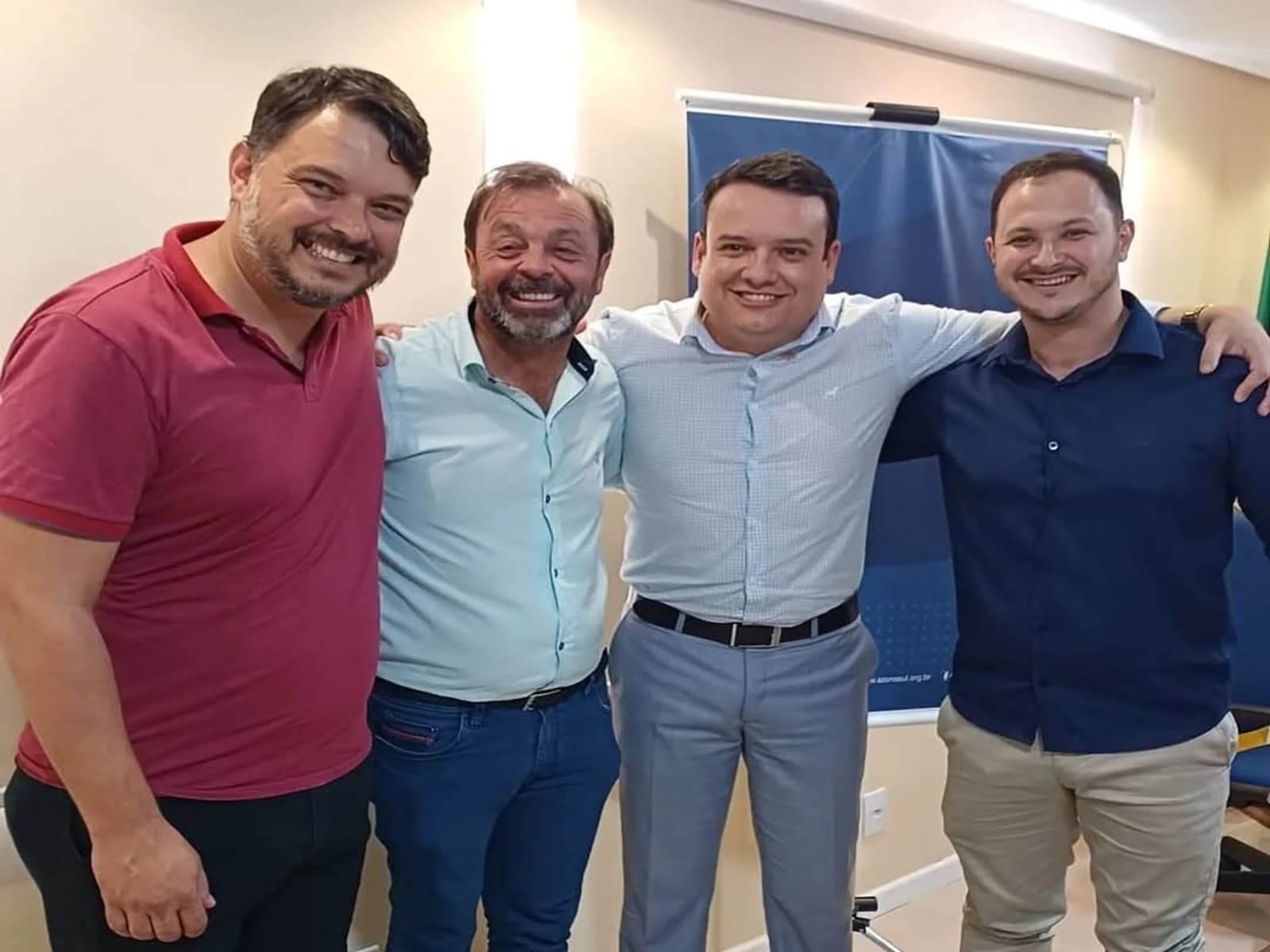 Imagem de capa da notícia: Prefeito Folador e secretários prestigiam a posse do novo presidente da Azonasul em Pelotas