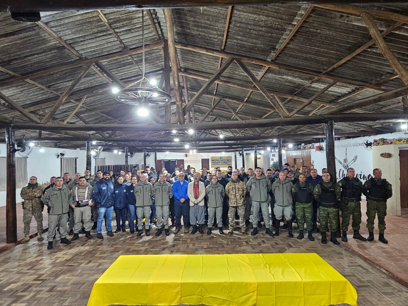 Imagem de capa da notícia: Brigada Militar realiza o Plano de Defesa das Cidades em Candiota