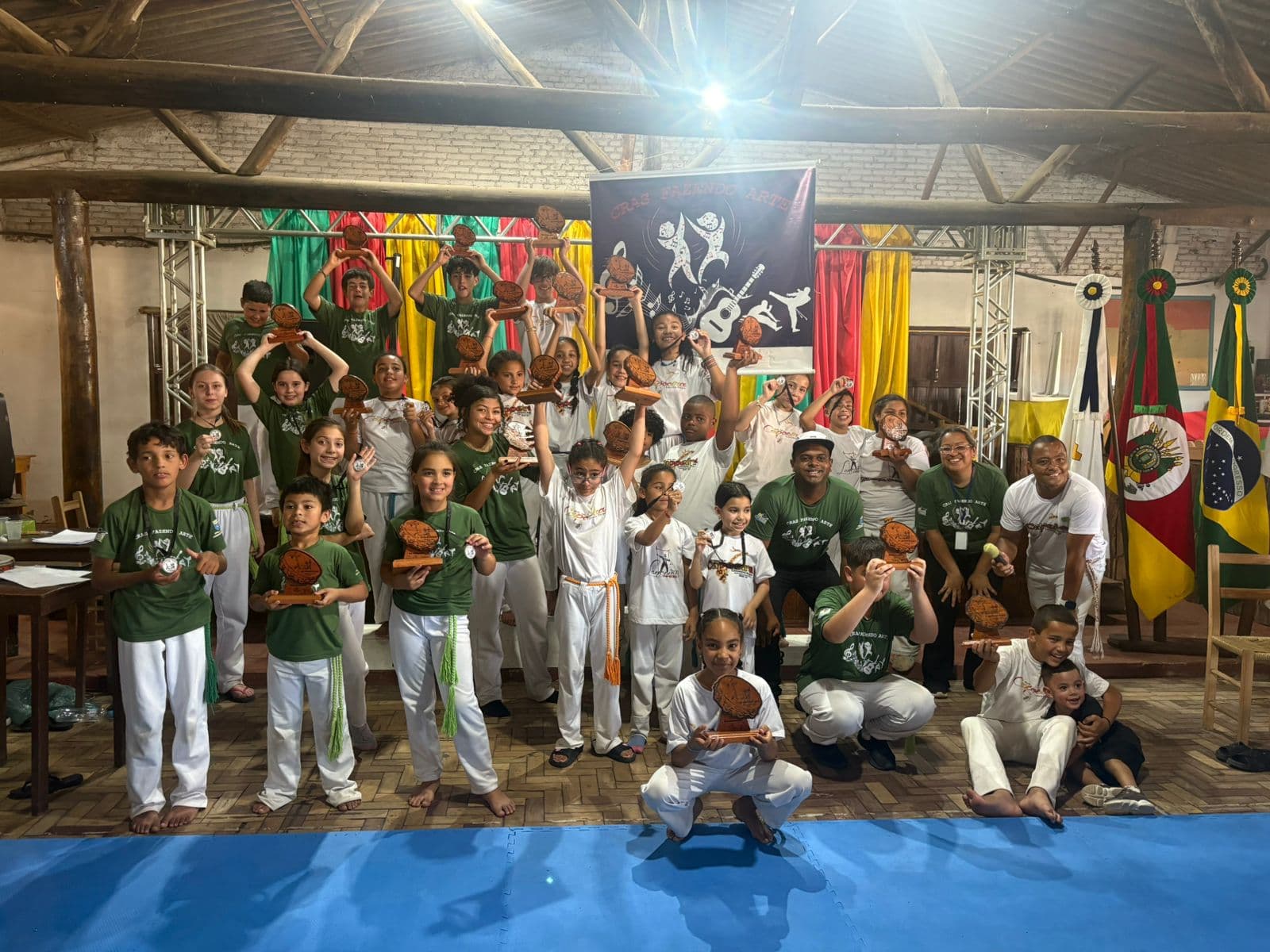 Cerca de 80 crianças participaram de atividade alusiva ao Dia da Consciência Negra em Candiota