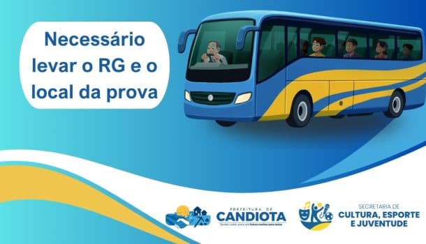 Prefeitura de Candiota irá fornecer transporte gratuito para os dois domingos de Enem