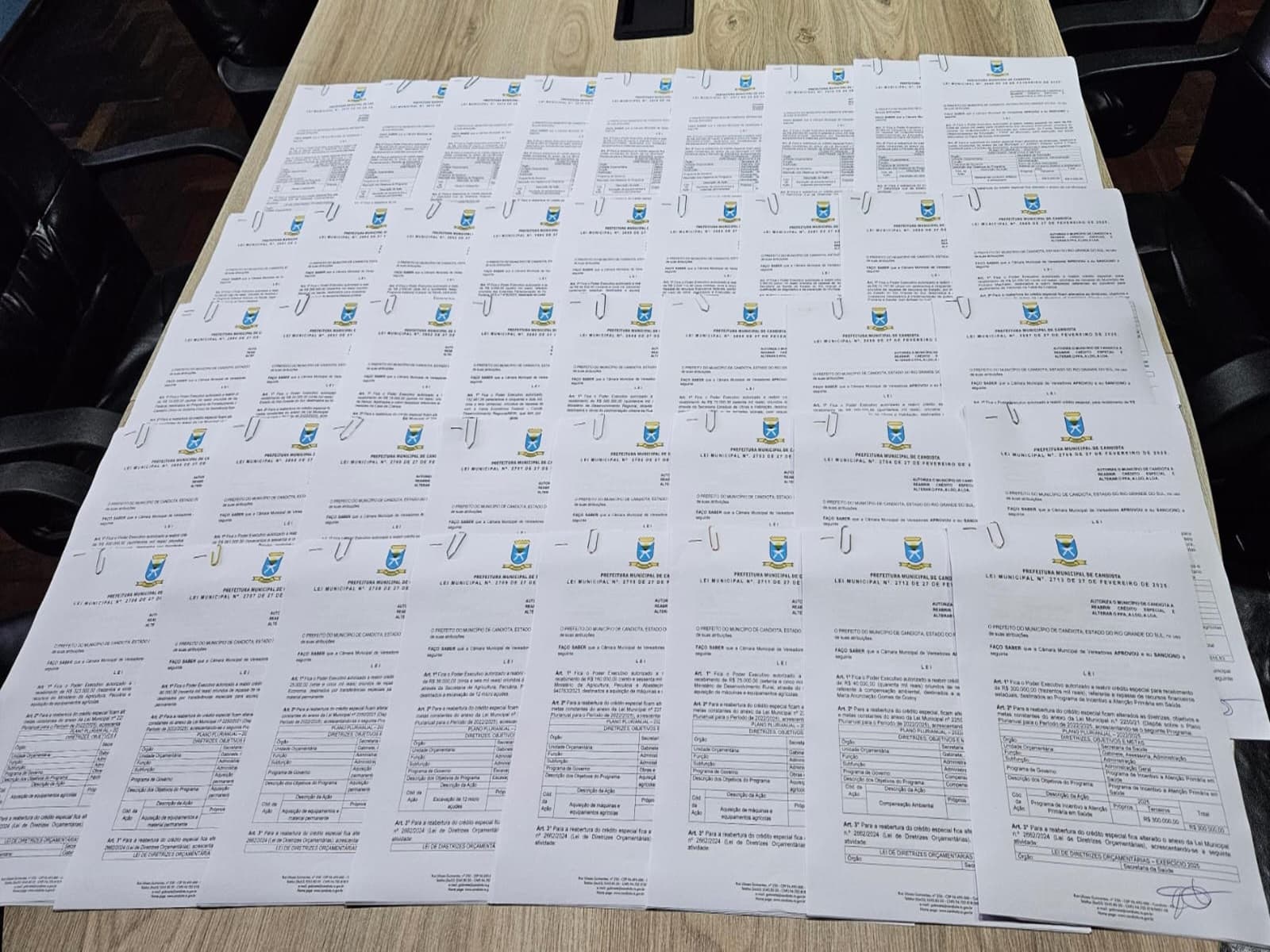 Imagem de capa da notícia: Prefeito de Candiota sanciona 42 projetos de lei referentes a abertura e reabertura de créditos no município