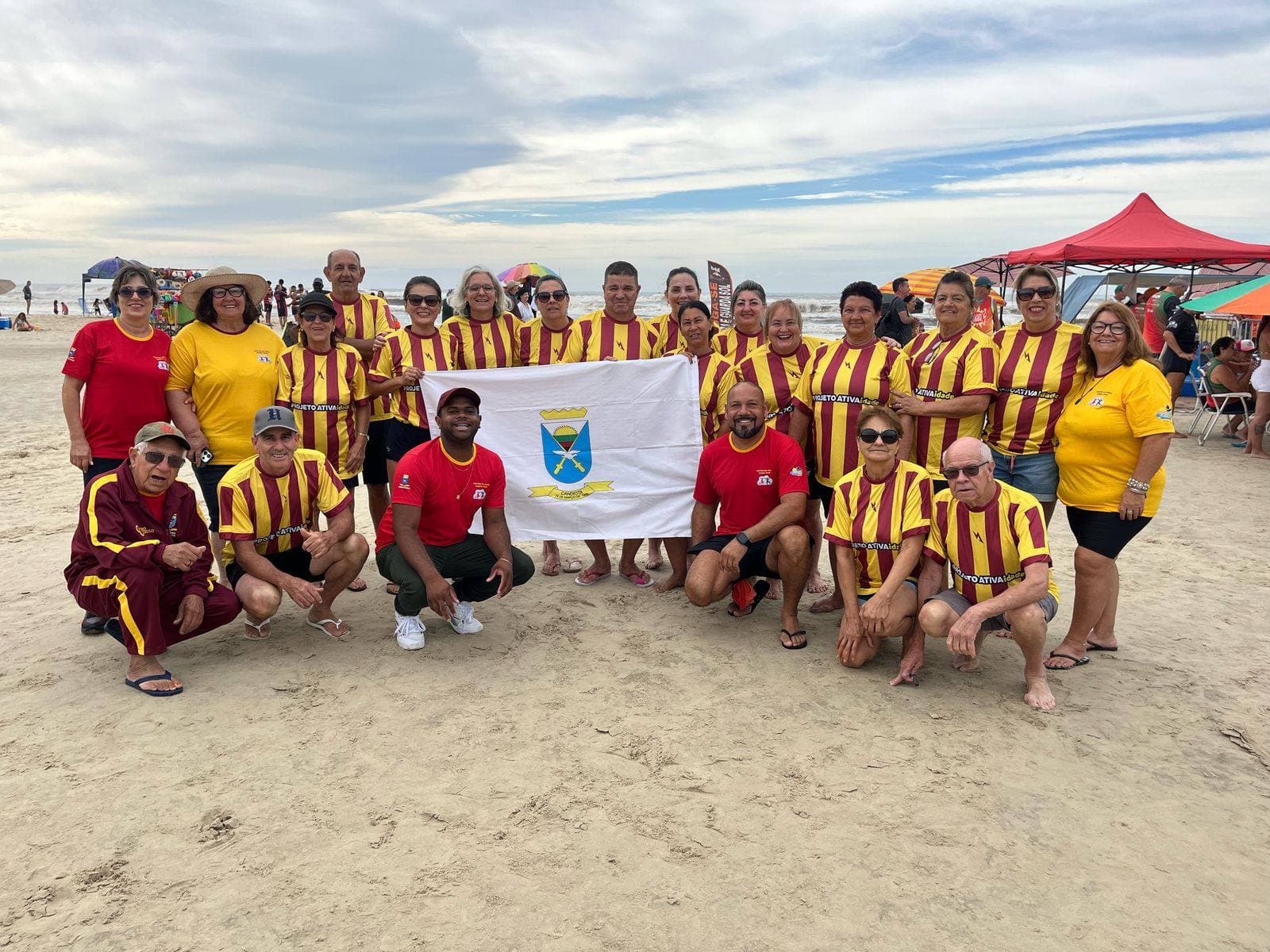 Imagem de capa da notícia: Representantes de Candiota estão participando do Circuito de Verão SESC em Torres